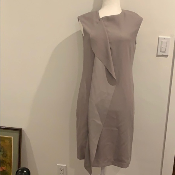 REISS dress Sherwood Cora beige shift dress - Picture 3 of 14